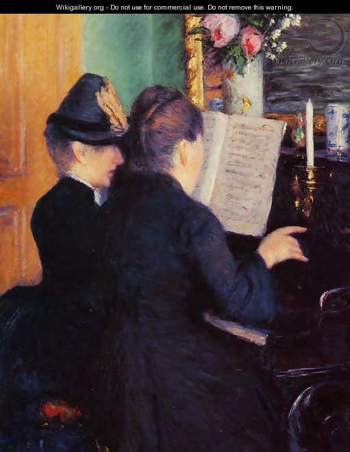 The Piano Lesson - Gustave Caillebotte
