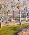 The Garden At Petit Gennevilliers In Winter - Gustave Caillebotte