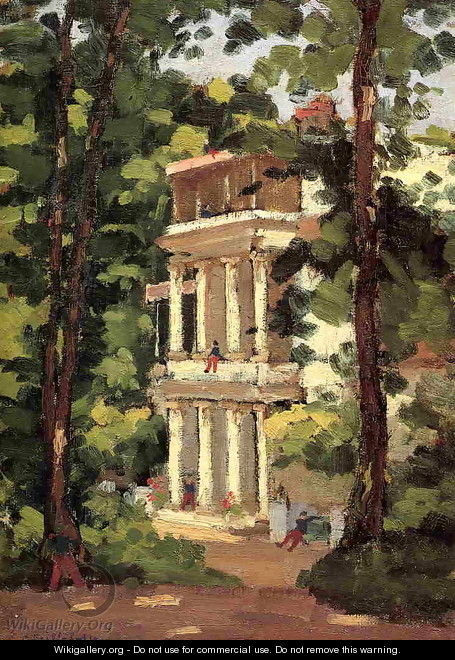 Yerres Colonnade Of The Casin - Gustave Caillebotte