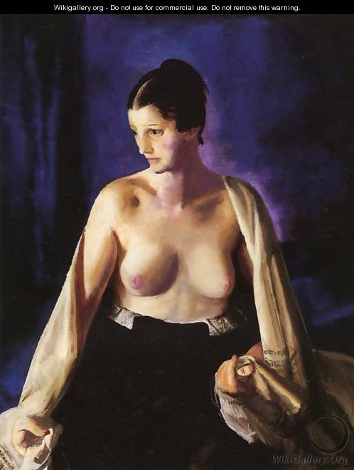 Nude With White Shawl - George Wesley Bellows