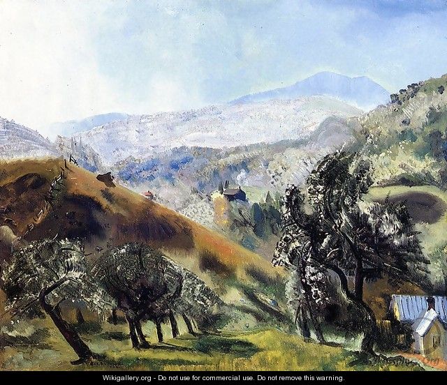 Mountain Orchard - George Wesley Bellows