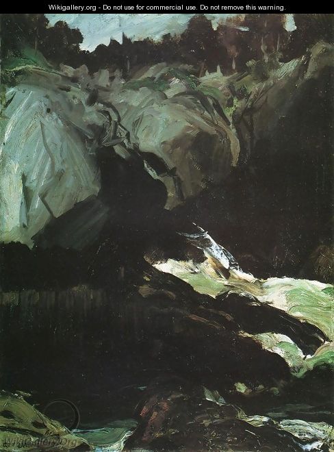 Gorge And Sea - George Wesley Bellows