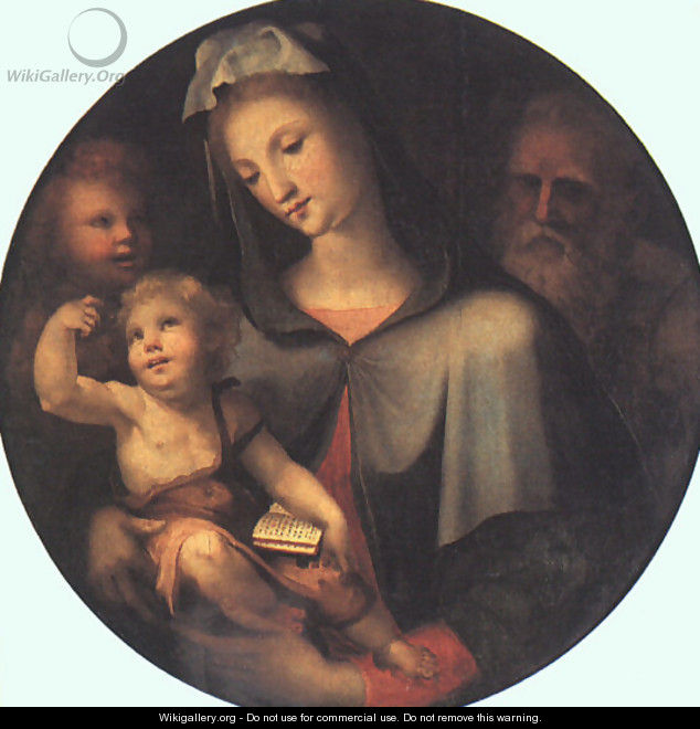 The Holy Family with Young Saint John 1530 - Domenico Beccafumi