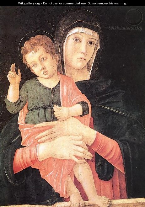 Madonna with Child Blessing 1460-64 - Giovanni Bellini