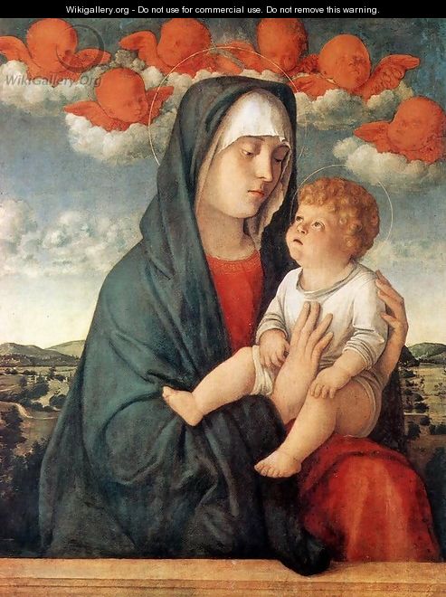 Madonna of Red Angels 1480-90 - Giovanni Bellini