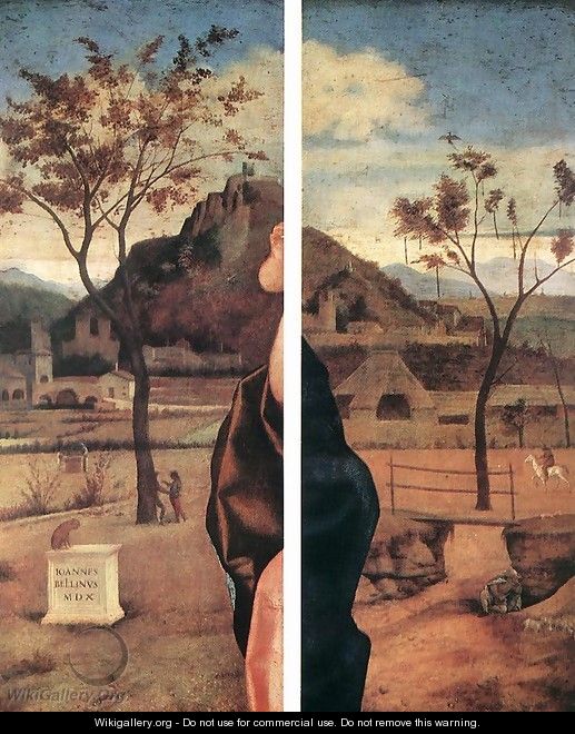 Madonna and Child Blessing (details) 1510 - Giovanni Bellini