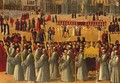 Procession in Piazza S. Marco (detail) 1496 - Gentile Bellini