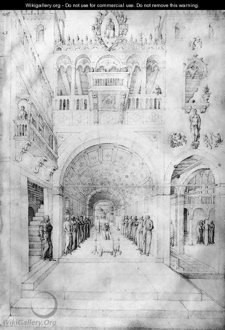 Dormition of the Virgin c. 1450 - Jacopo Bellini