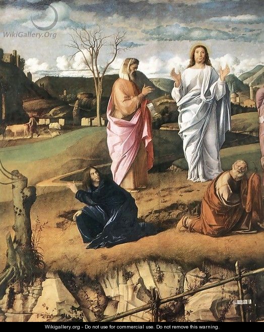 Transfiguration of Christ (detail 1) c. 1487 - Giovanni Bellini