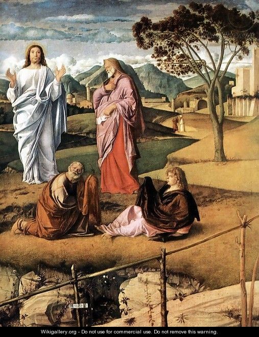 Transfiguration of Christ (detail 2) c. 1487 - Giovanni Bellini