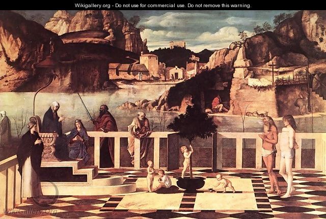 Sacred Allegory 1490-1500 - Giovanni Bellini