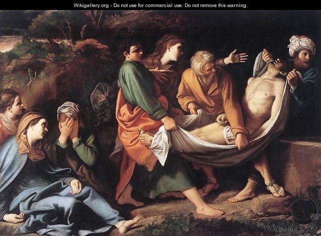 The Entombment of Christ c. 1610 - Sisto Badalocchio