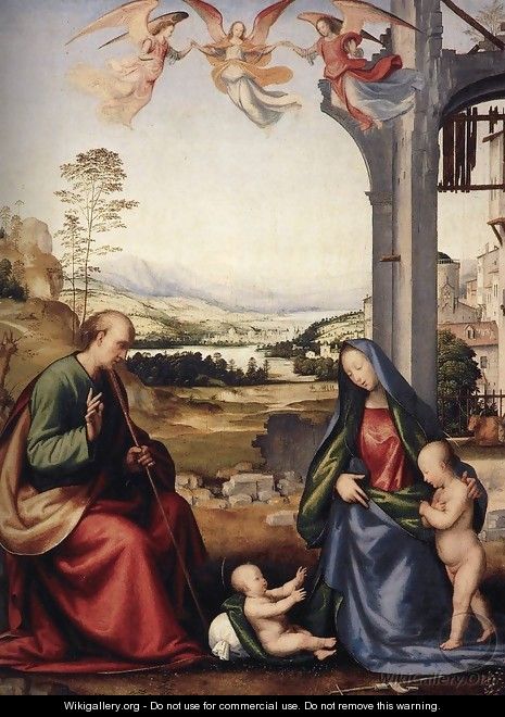 The Holy Family with St John the Baptist 1506-07 - Fra Bartolomeo