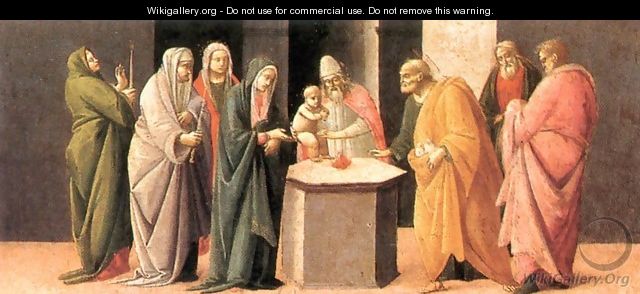 Predella: Presentation at the Temple 1488 - Bartolomeo Di Giovanni