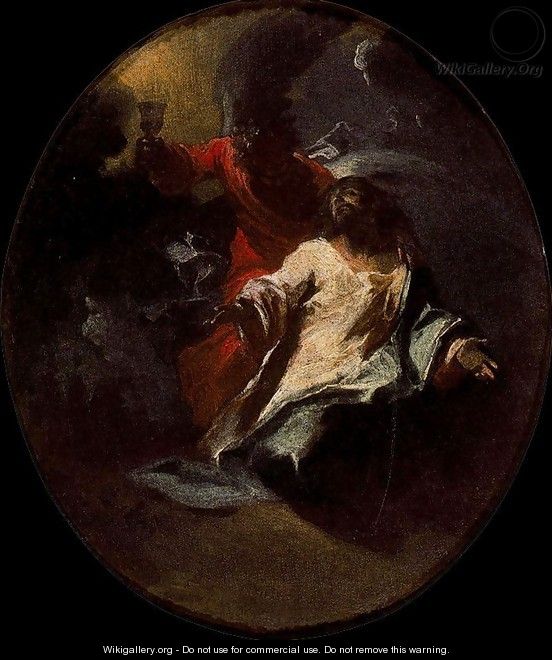 The Agony of Christ in the Garden - Giuseppe Bazzani
