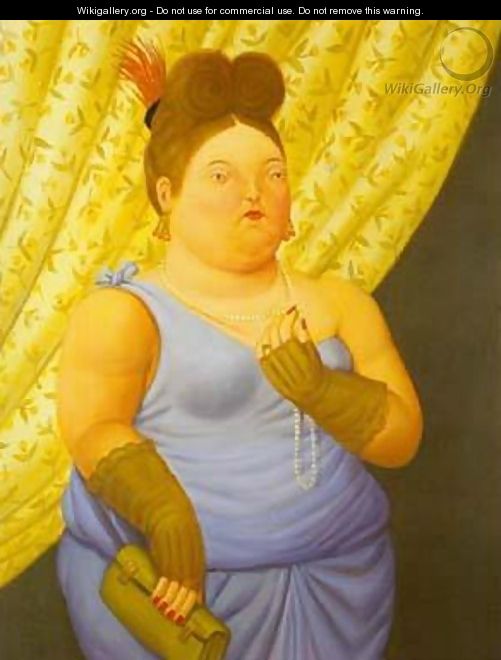 Society Lady 1997 - Fernando Botero