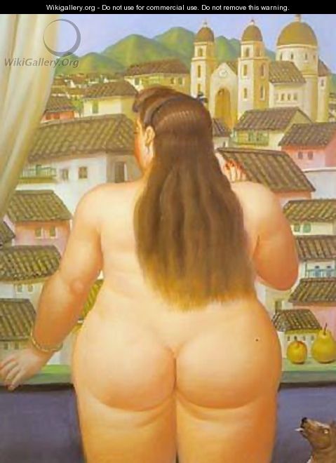 Woman at the Window 1995 - Fernando Botero