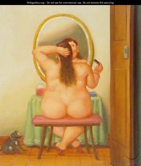 The Toilet 1996 - Fernando Botero