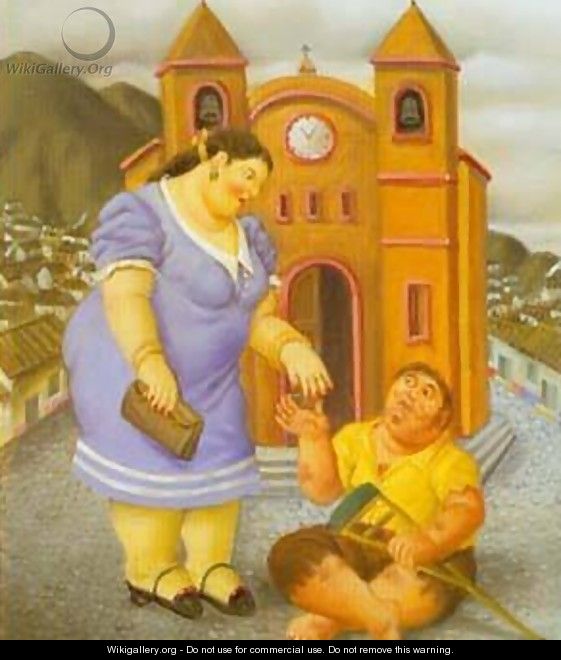 The Charity 1996 - Fernando Botero