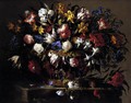 Basket of Flowers 1671 - Juan De Arellano