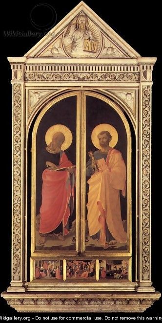 Linaioli Tabernacle (shutters closed) 1433 - Angelico Fra