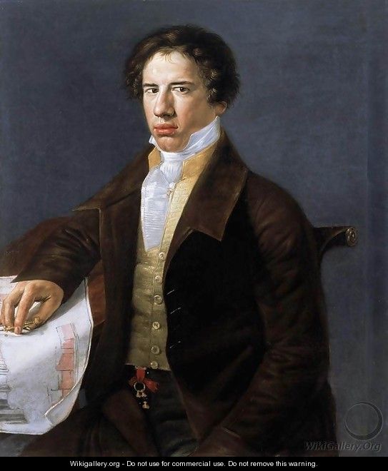 Portrait of an Architect 1825 - Leonardo Alenza Y Nieto