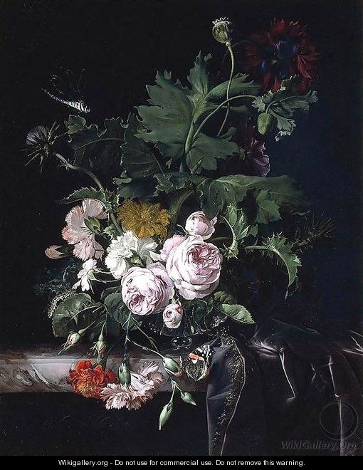 Flower Still-Life 1677 - Willem Van Aelst