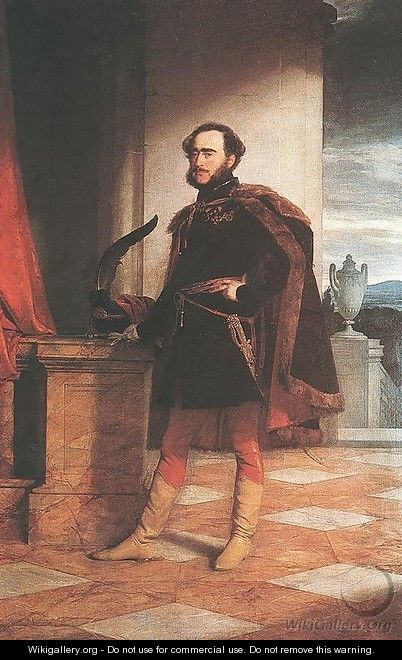 Portrait of Count Istvan Szechenyi 1836 - Friedrich Ritter von Amerling