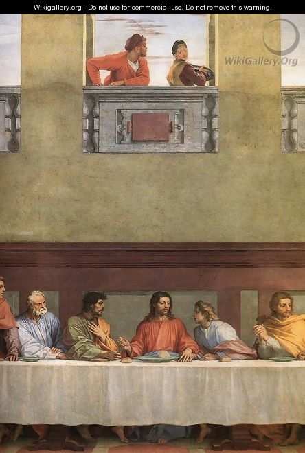 The Last Supper (detail 1) 1520 - Andrea Del Sarto