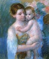 Mother Holding Her Baby - Mary Cassatt