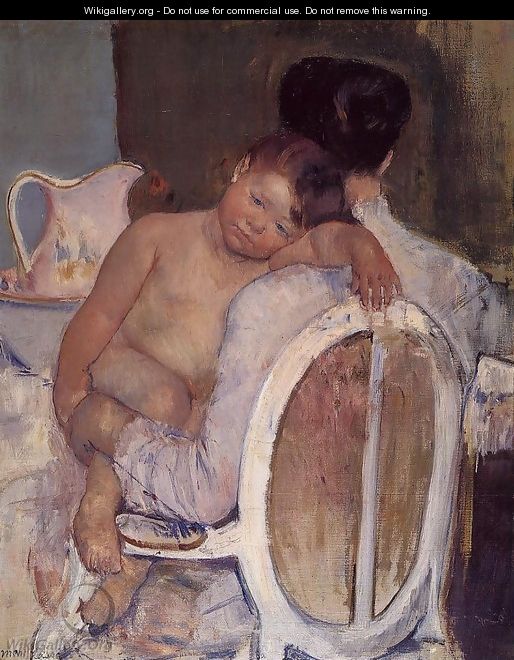 Mother Holding A Child In Her Arms - Mary Cassatt