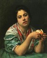 Peasant Woman Peeling An Orange - Mary Cassatt
