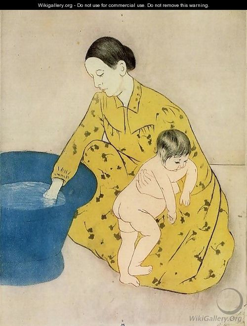 The Childs Bath - Mary Cassatt