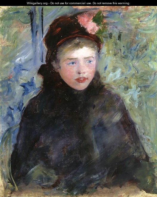 Susan In A Toque Trimmed With Two Roses - Mary Cassatt