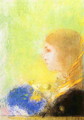 Profile Of A Young Girl - Odilon Redon