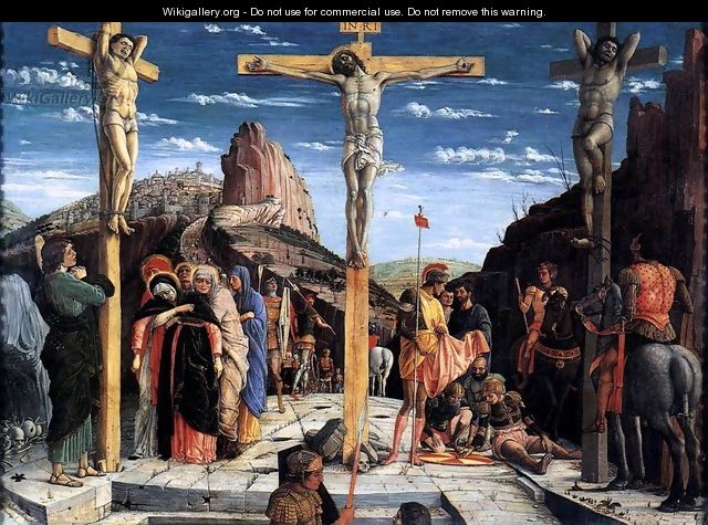 Crucifixion (Crocifissione) - Andrea Mantegna