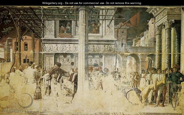 Martyrdom of St. Christopher and the Transport of his Body (Martiro e trasporto del corpo di san Cristoforo) - Andrea Mantegna