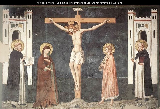 Crucifixion (Crocifissione) - Pietro Cavallini