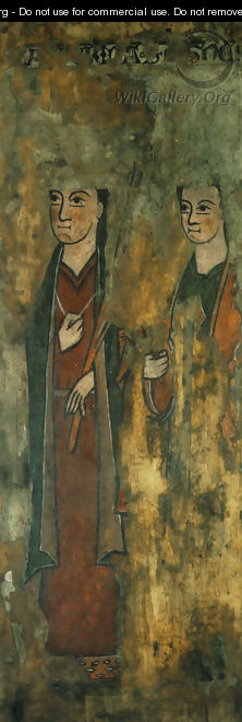 St. Catherine and St. Agnes - Unknown Painter