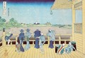 Sazai Hall of the Temple of the Five-hundred Rakan (Gohyaku Rakanji Sazaido) - Katsushika Hokusai