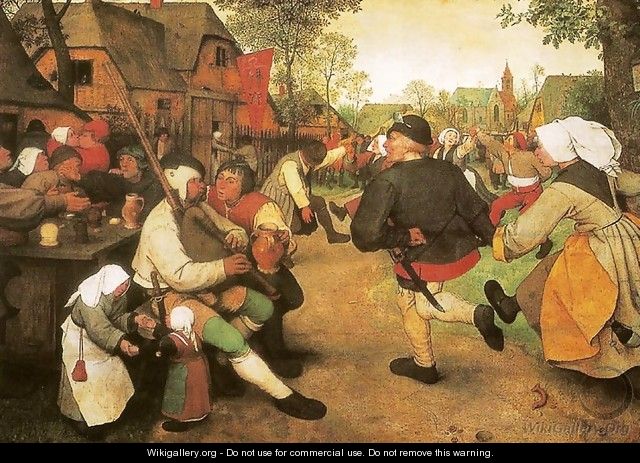 Peasant Dance - Pieter the Elder Bruegel