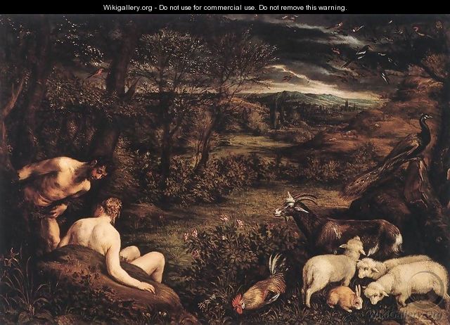 Earthly Paradise (Il Paradiso terrestre) - Jacopo Bassano (Jacopo da Ponte)