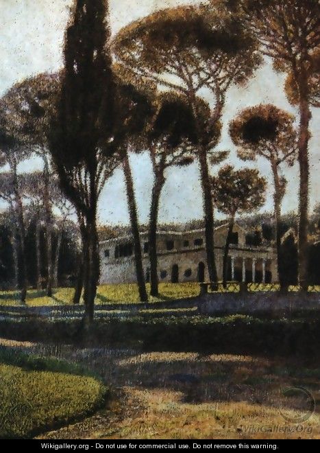 Pineta di Villa Borghese in Rome - Aleksander Gierymski