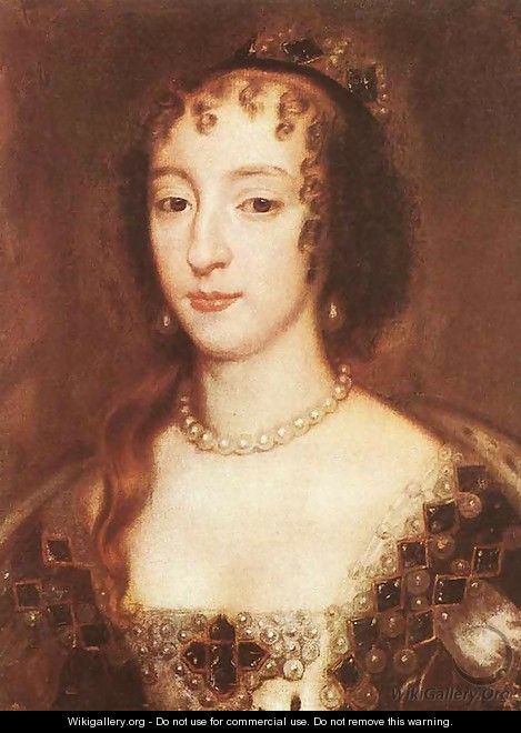 Henrietta Maria of France, Queen of England 1660 - Sir Peter Lely