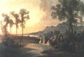 Society on Excursion to a Lake - Jan Piotr Norblin