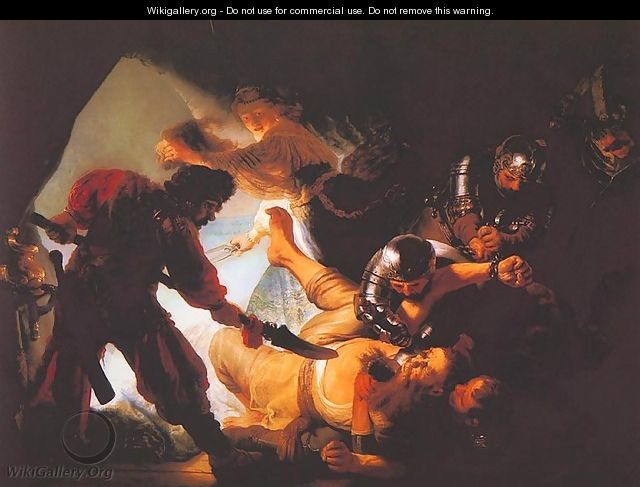 Blinding of Samson - Rembrandt Van Rijn