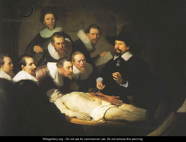 Anatomy Lesson of Dr Tulp - Rembrandt Van Rijn