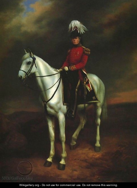 Equestrian Portrait of Major General Edward Macarthur - William Strutt