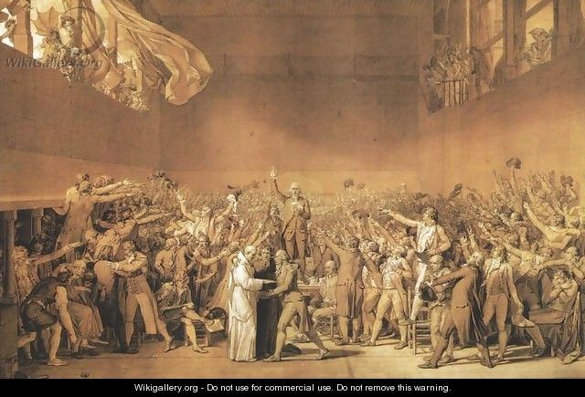 Tennis Court Oath - Jacques Louis David