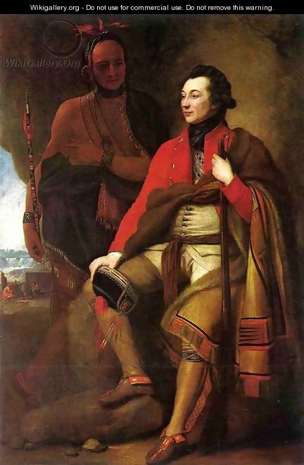 Portrait of Colonel Guy Johnson c. 1775 - Benjamin West